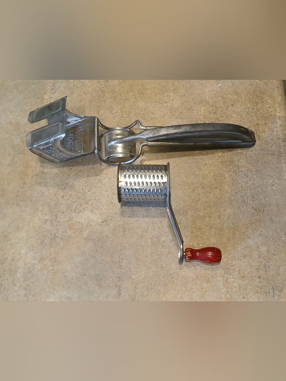 🚩Vintage Mouli Grater Classic Hand-Operated Kitchen Tool Manufactured in France - Picture 7 of 8